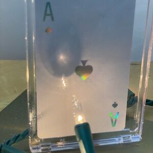 Joy Dior Holographic Spades A,K,Q,J,2,6 Cards in Cases (6 for 1)